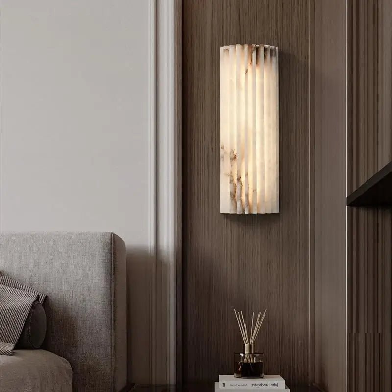 Marlo Marble Wall Sconce 12" - fovolighting