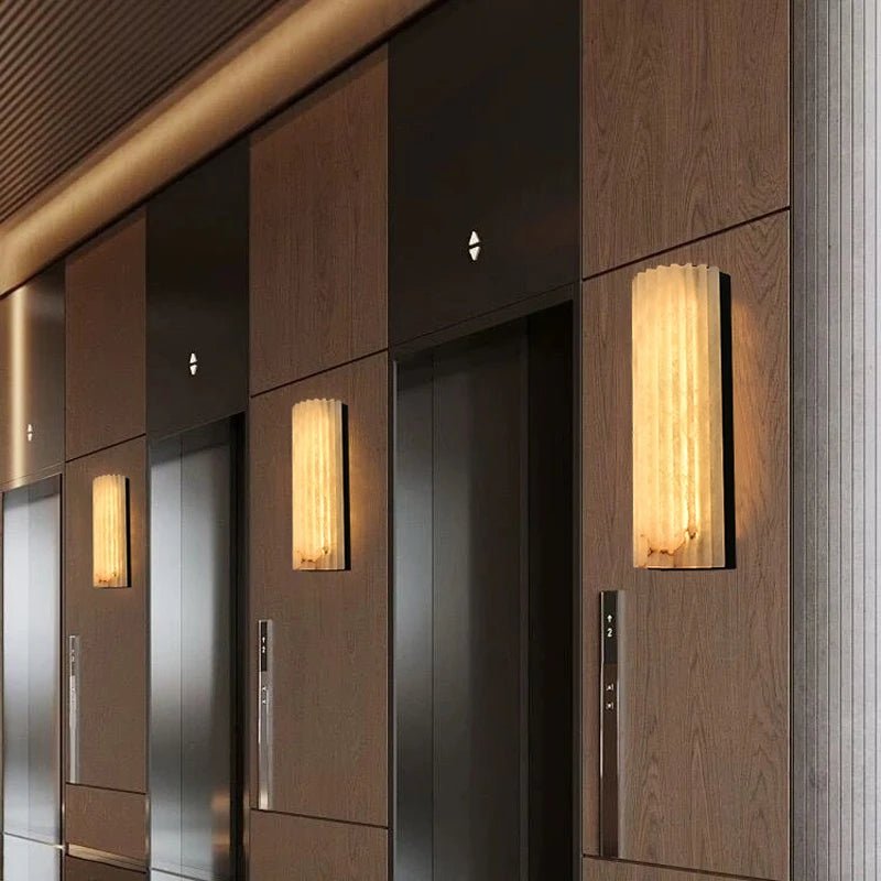 Marlo Marble Wall Sconce 12" - fovolighting