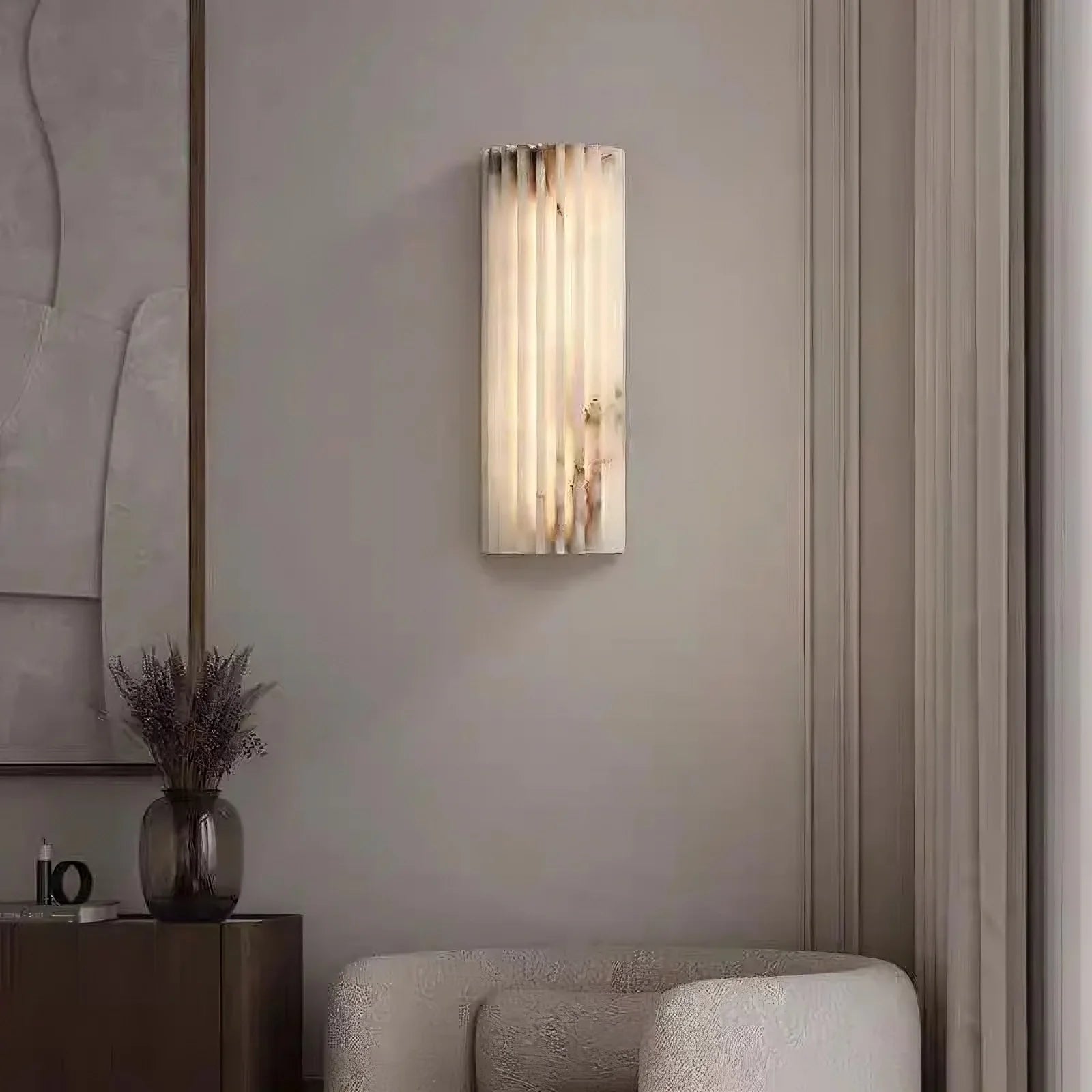 Marlo Marble Wall Sconce 12" - fovolighting