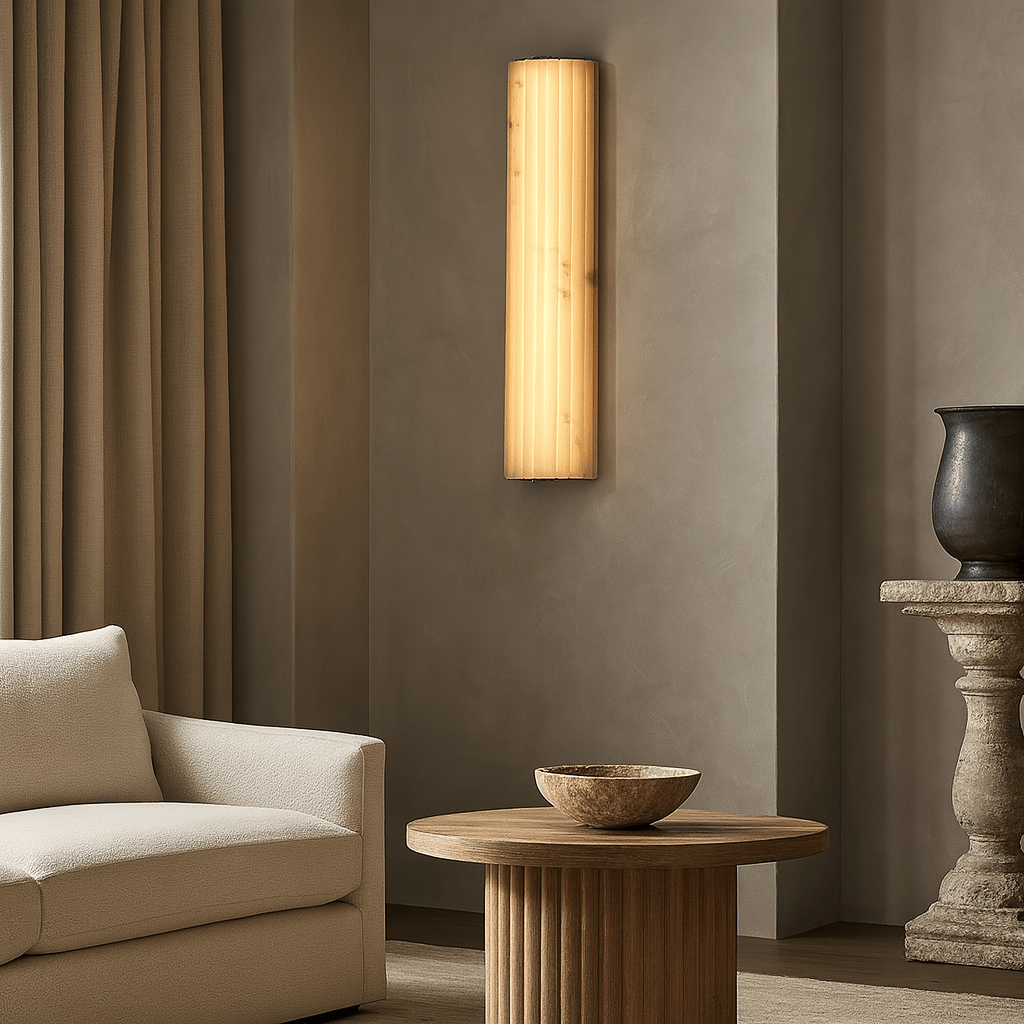 Marlo Marble Wall Sconce 18" - fovolighting