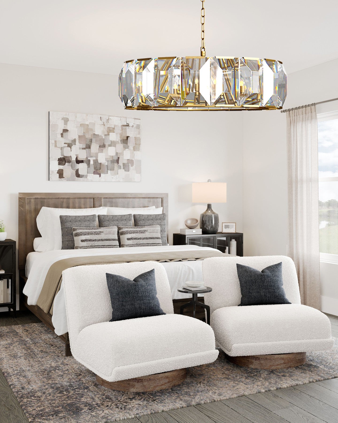 Marlow Crystal Round Chandelier - fovolighting