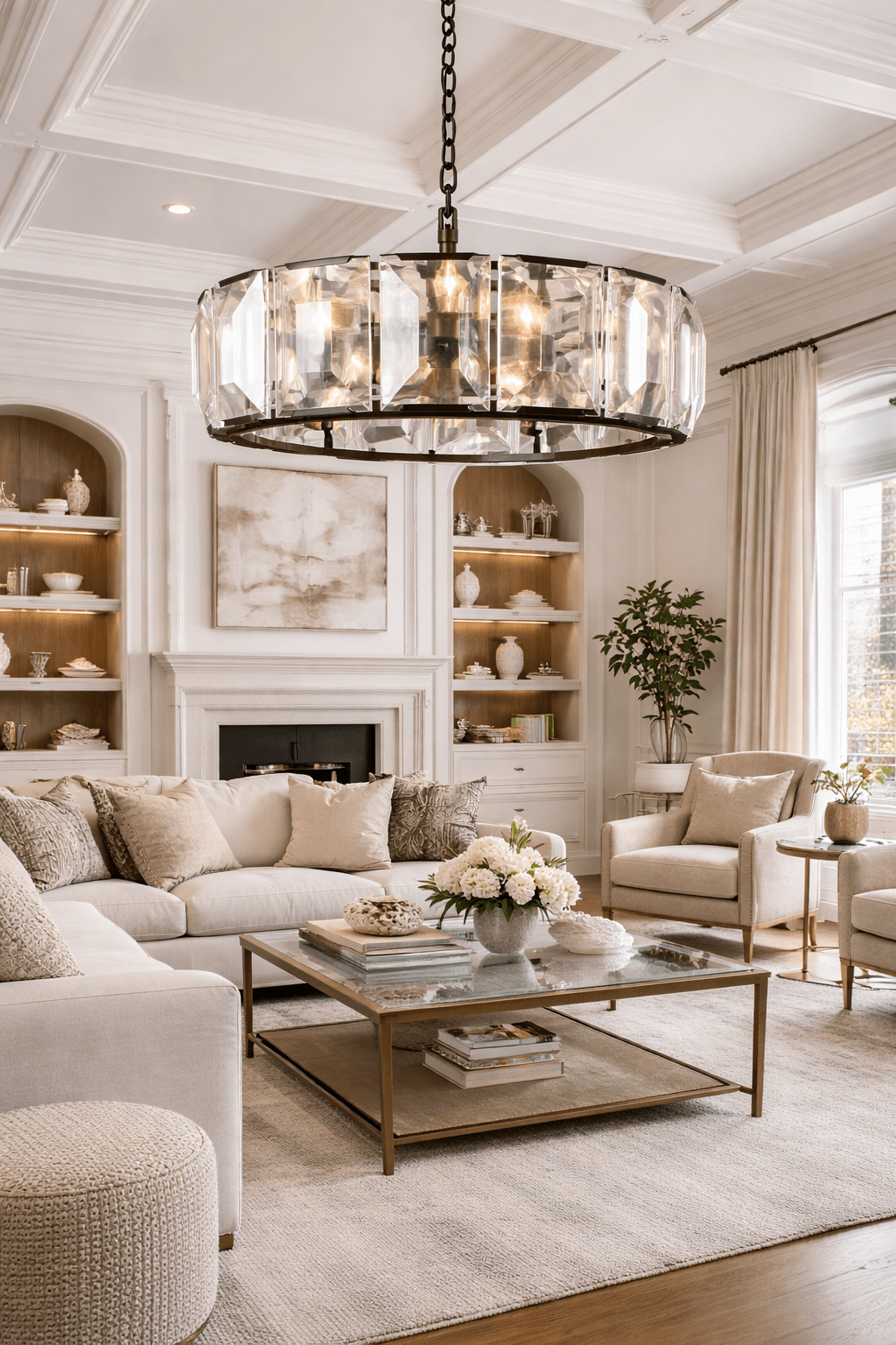 Marlow Crystal Round Chandelier - fovolighting
