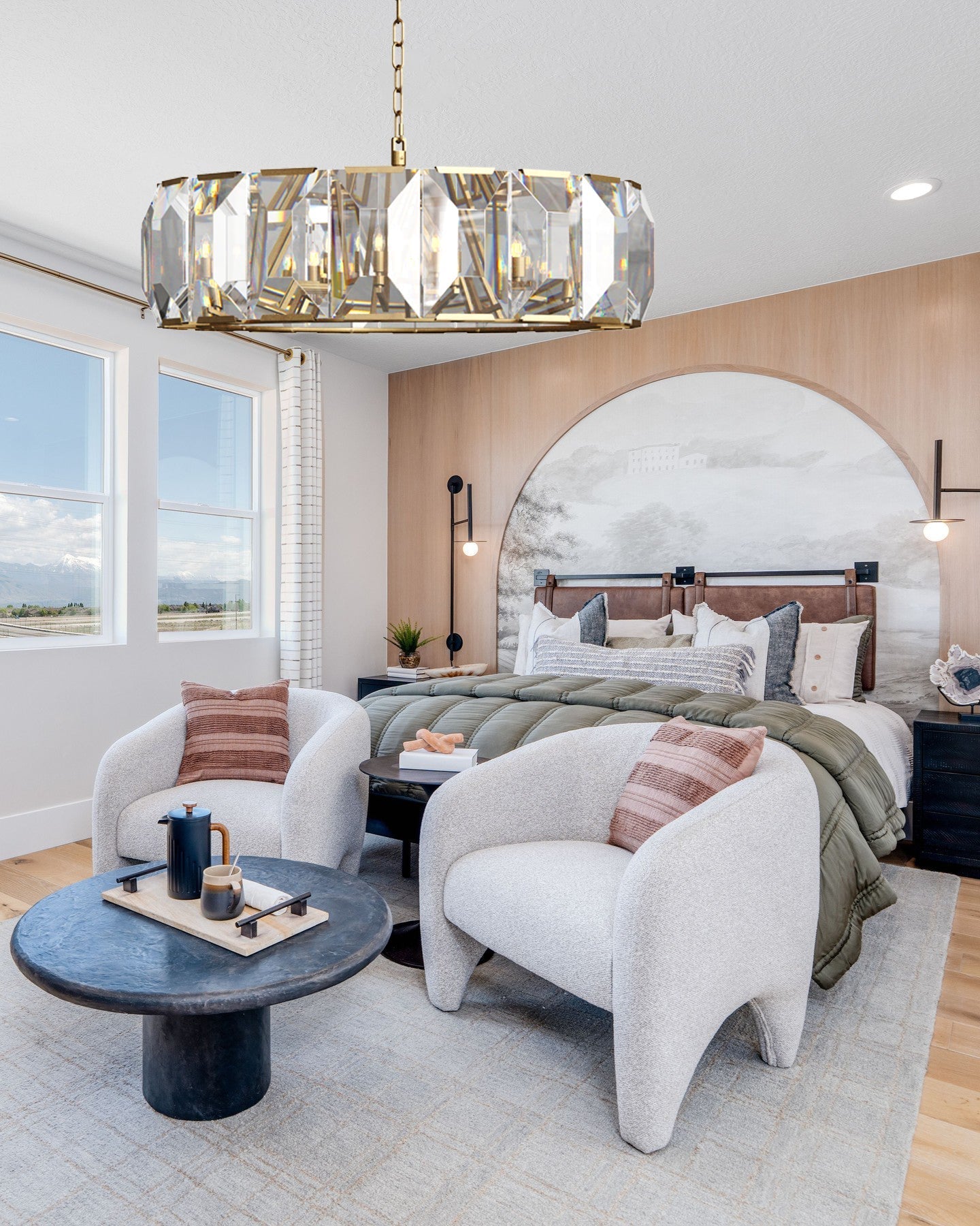 Marlow Crystal Round Chandelier - fovolighting