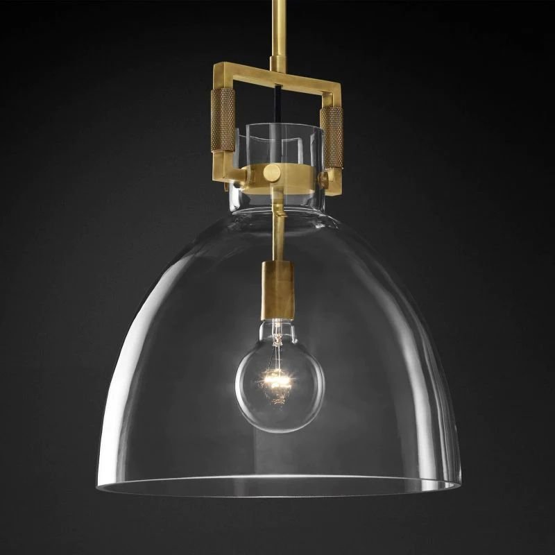 Mechanic Glass Cloche Pendant - fovolighting