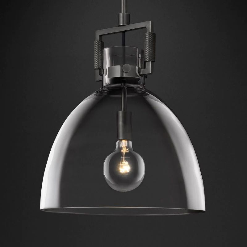 Mechanic Glass Cloche Pendant - fovolighting