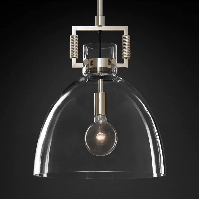 Mechanic Glass Cloche Pendant - fovolighting