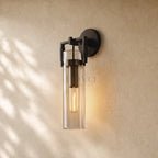Mechanical Glass Cylinder Sconce