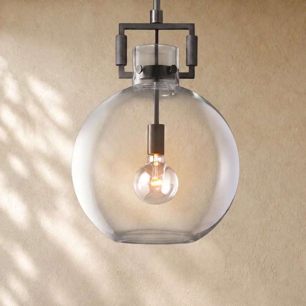 Mechanical Glass Globe Pendant