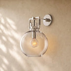 Mechanical Glass Globe Sconce