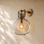 Mechanical Glass Globe Sconce