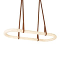 JC Circle Alabaster Chandelier