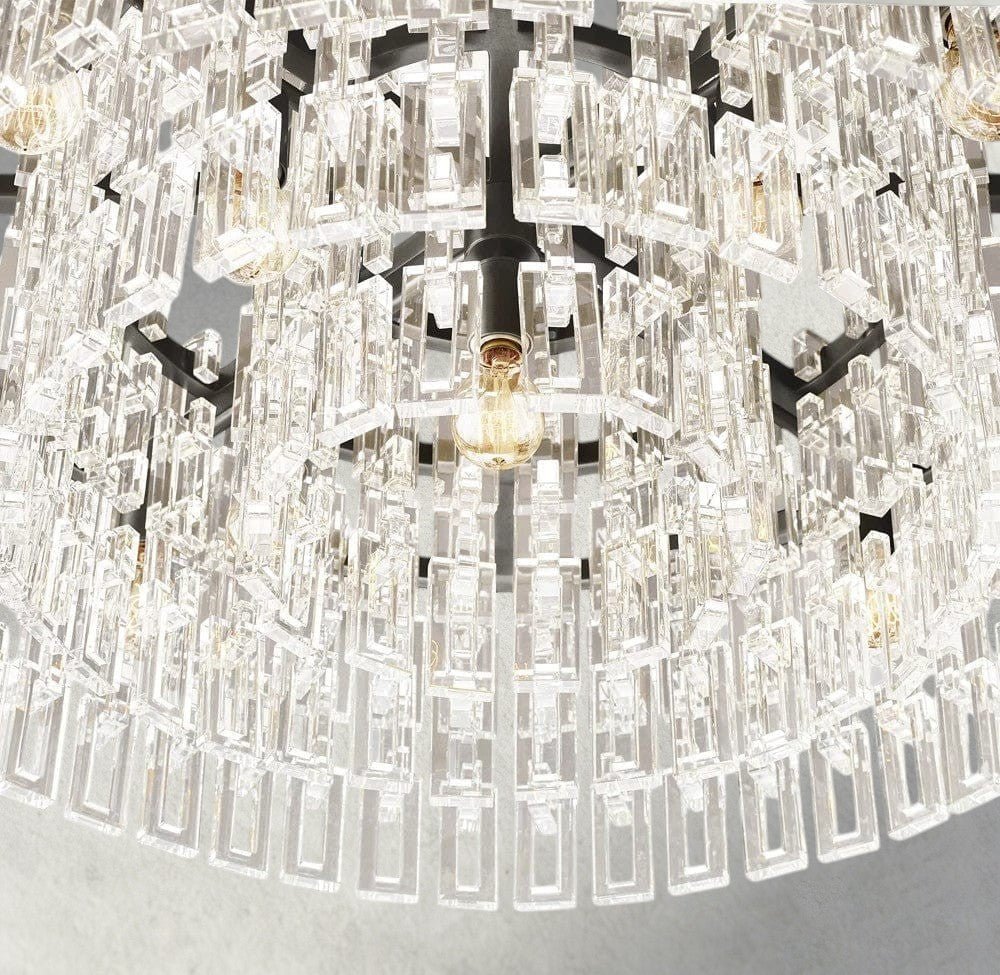 Merlyna Round Chandelier 36", 48", 60" - fovolighting