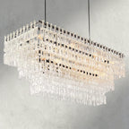 Merlyna Tiered Rectangular Chandelier 60", 72" - fovolighting
