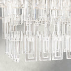 Merlyna Tiered Rectangular Chandelier 60", 72" - fovolighting