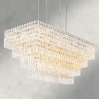 Merlyna Tiered Rectangular Chandelier 60", 72" - fovolighting