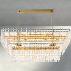 Merlyna Tiered Rectangular Chandelier 60", 72" - fovolighting