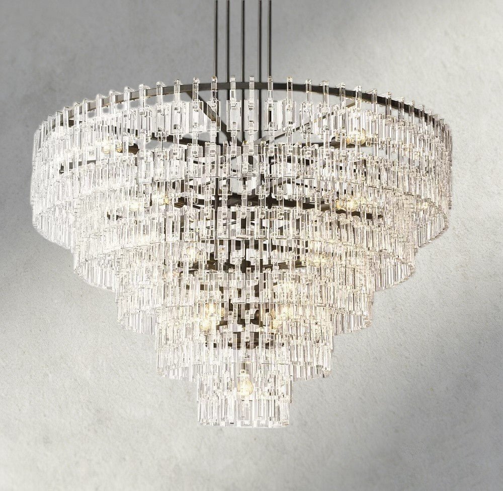 Merlyna Tiered Round Chandelier 36", 48", 60" - fovolighting