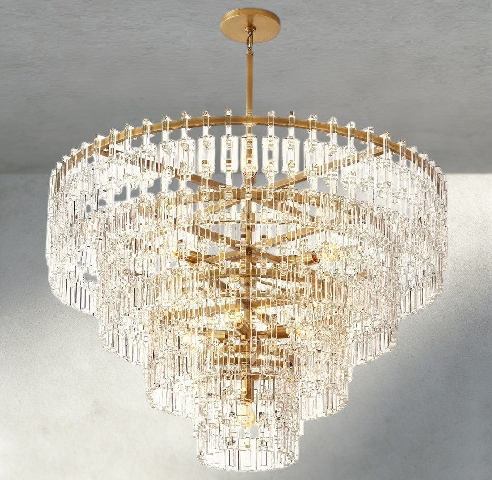 Merlyna Tiered Round Chandelier 36", 48", 60" - fovolighting