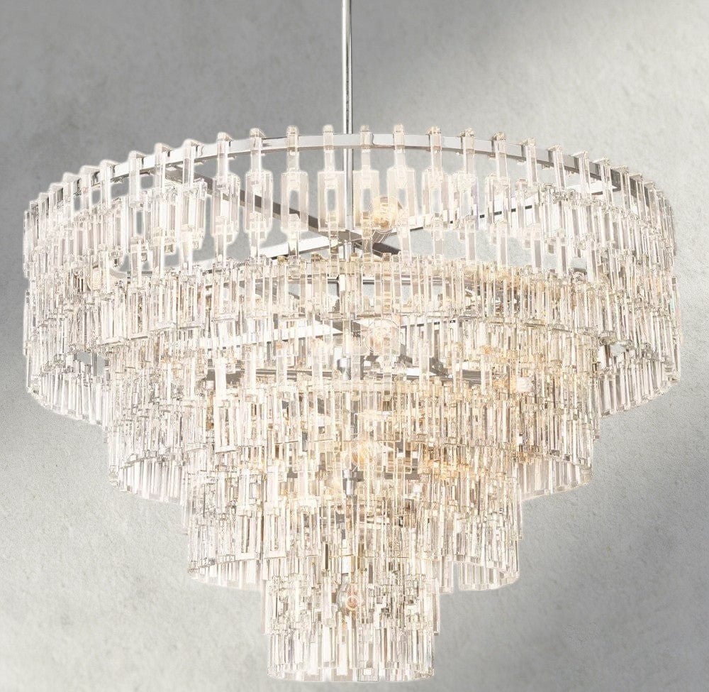 Merlyna Tiered Round Chandelier 36", 48", 60" - fovolighting