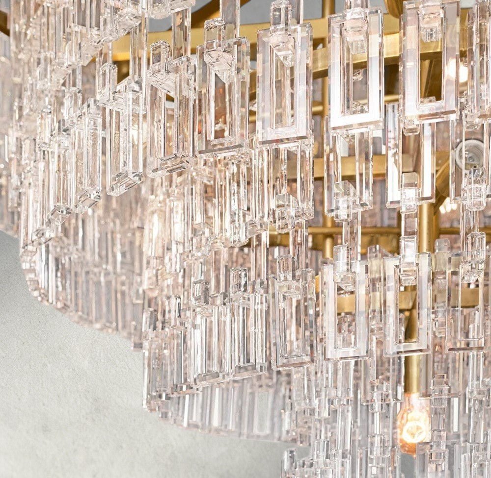 Merlyna Tiered Round Chandelier 36", 48", 60" - fovolighting
