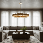 Milano 39" Crystal Modern Chandelier - fovolighting