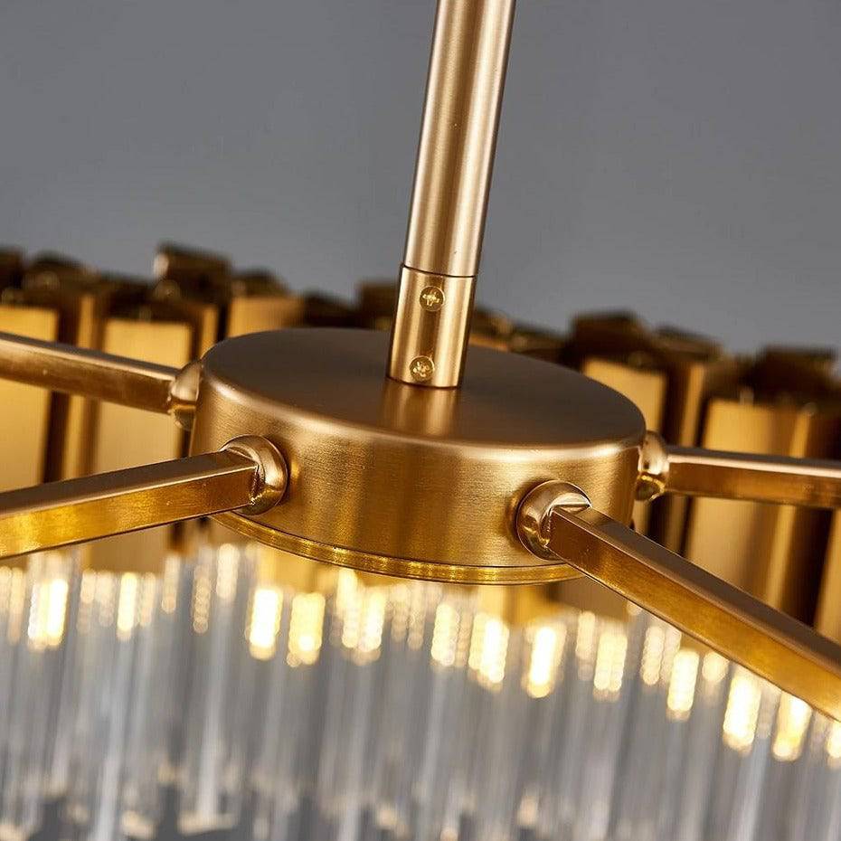 Milano 39" Crystal Modern Chandelier - fovolighting
