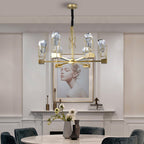 Miller Modern Crystal Chandelier - fovolighting