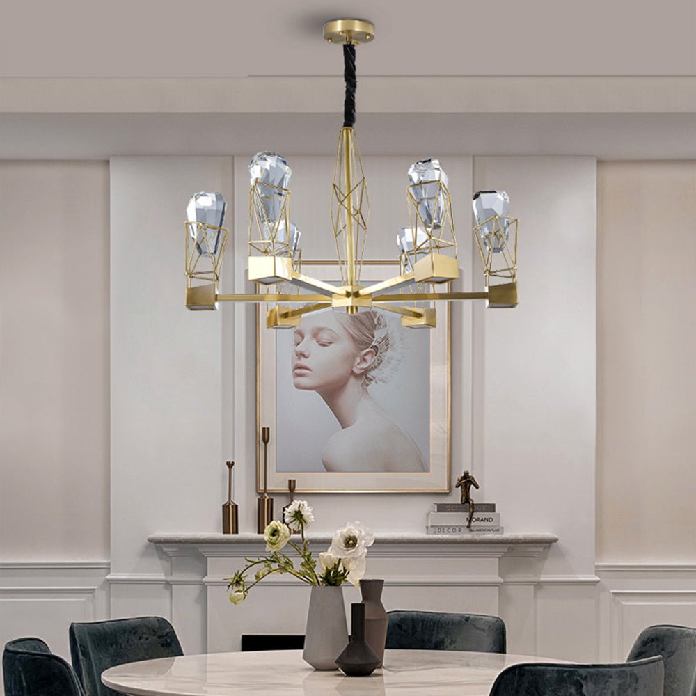 Miller Modern Crystal Chandelier - fovolighting