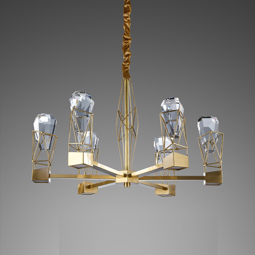 Miller Modern Crystal Chandelier - fovolighting