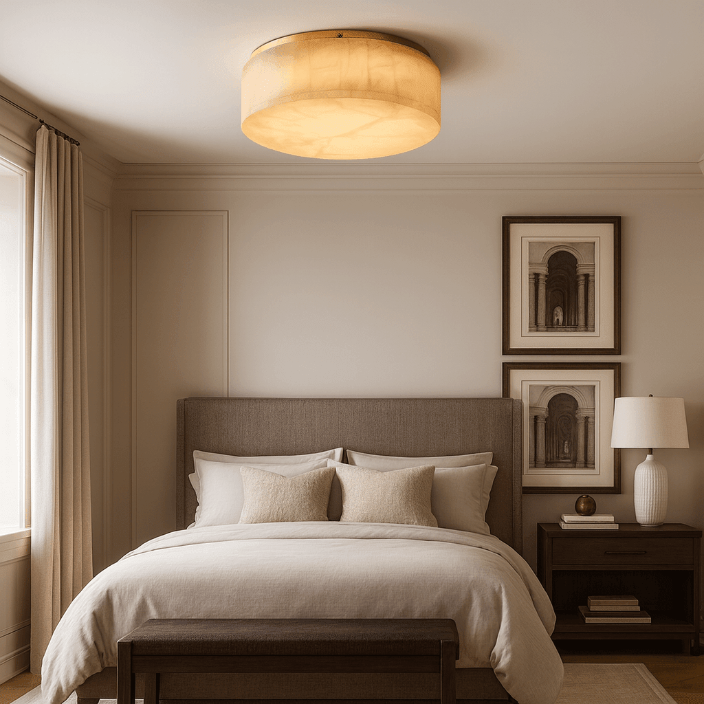Milton Marble Flush Mount - fovolighting