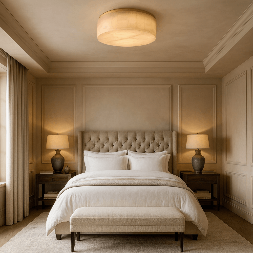 Milton Marble Flush Mount - fovolighting