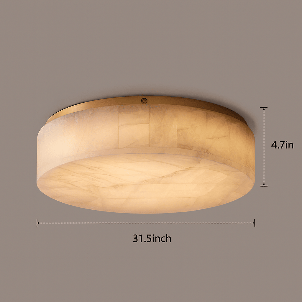Milton Marble Flush Mount - fovolighting