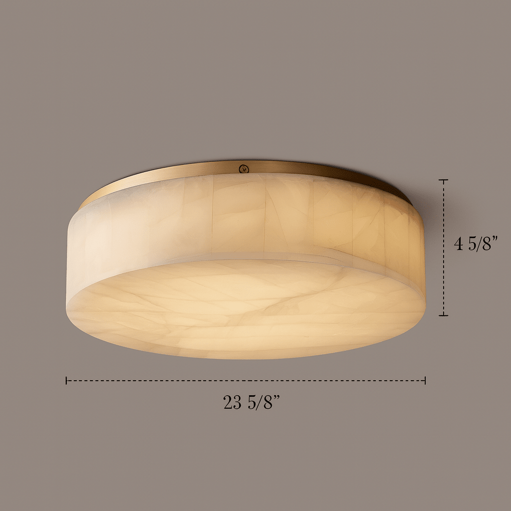 Milton Marble Flush Mount - fovolighting