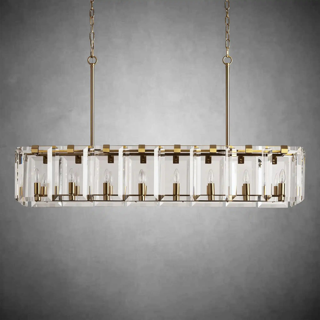 Modern Amaya Rectangular Chandelier - fovolighting