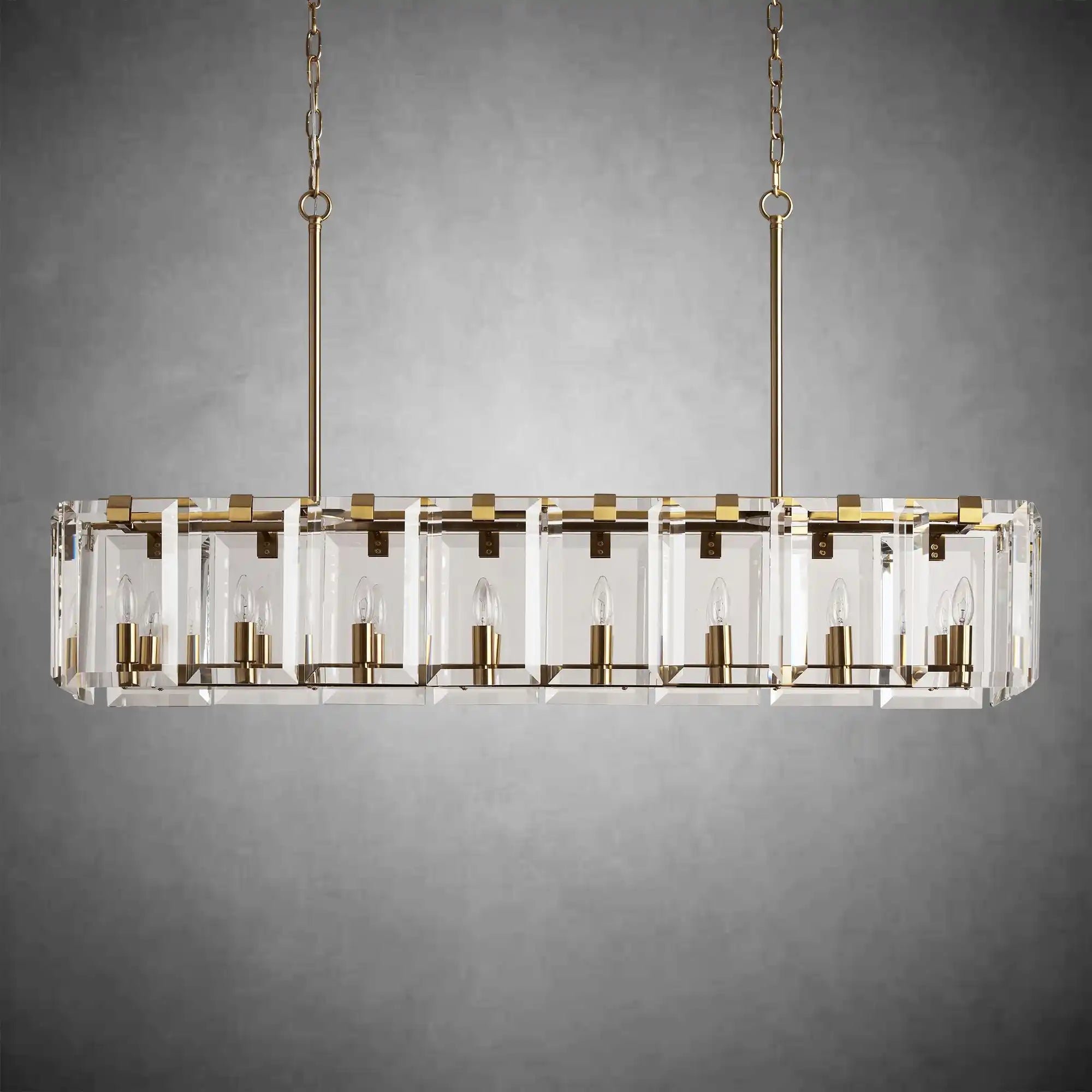 Modern Amaya Rectangular Chandelier - fovolighting