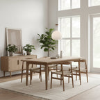 Modern Pendant Light with White Glass Shade and Wooden Detail - fovolighting