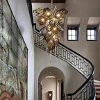Modern Wine Glass Shape Chandelier Italian Light Luxury Light Fixture for Dining Room/Living Room - fovolighting