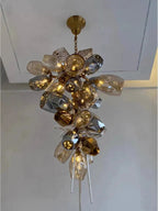 Modern Wine Glass Shape Chandelier Italian Light Luxury Light Fixture for Dining Room/Living Room - fovolighting