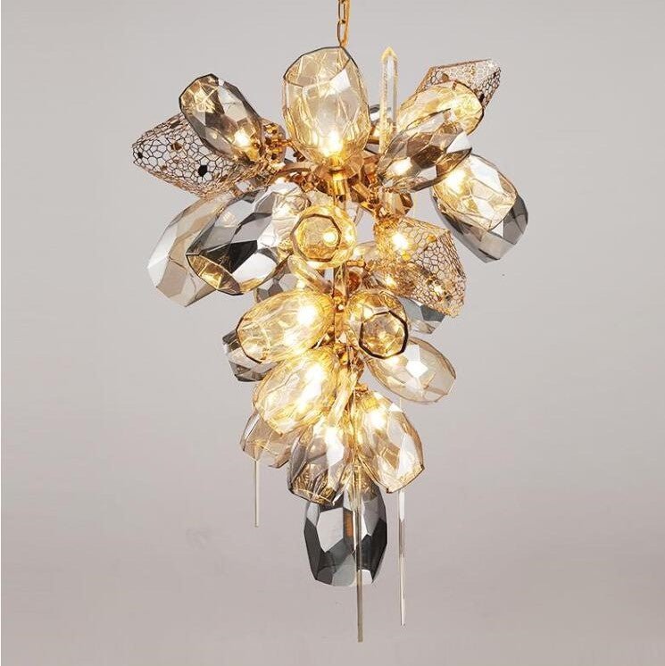 Modern Wine Glass Shape Chandelier Italian Light Luxury Light Fixture for Dining Room/Living Room - fovolighting