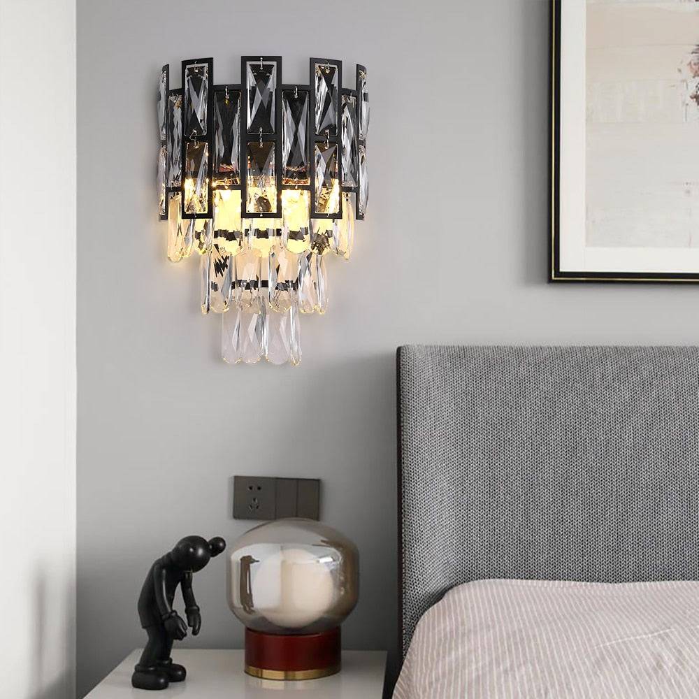 Molini Crystal Wall Sconce - fovolighting