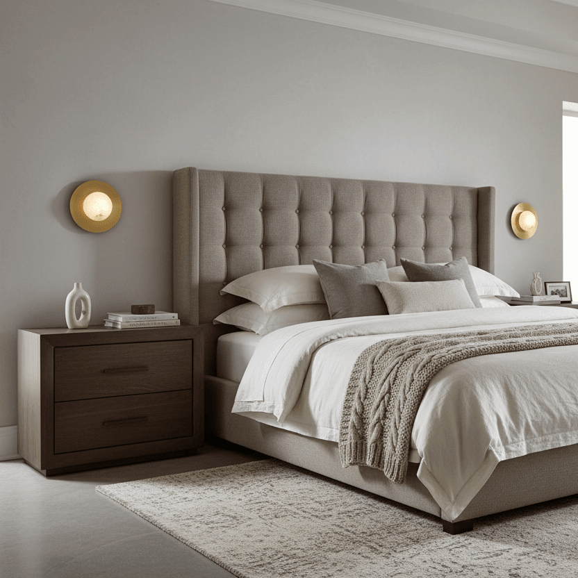 Moonshade Brass & Marble Sconce - fovolighting