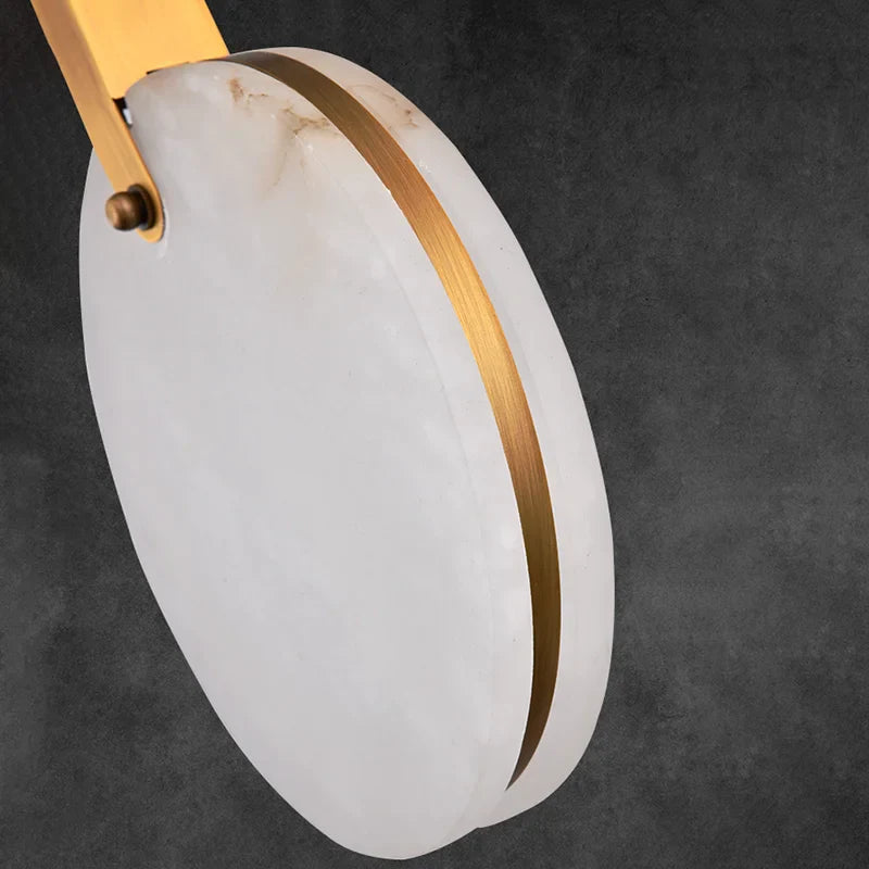 Moonshade Marble Disc Chandelier - fovolighting