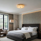 Moonshade Marble Flush Mount Chandelier - fovolighting