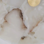 Moonshade Marble Flush Mount Chandelier - fovolighting