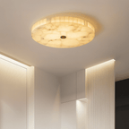 Moonshade Marble Flush Mount Chandelier - fovolighting