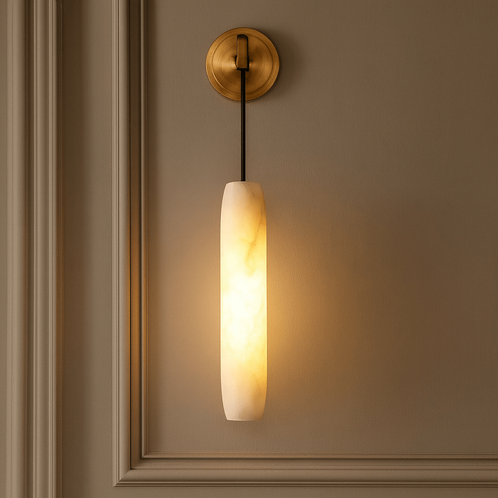 Moonshade Marble Pendant Wall Sconce - fovolighting