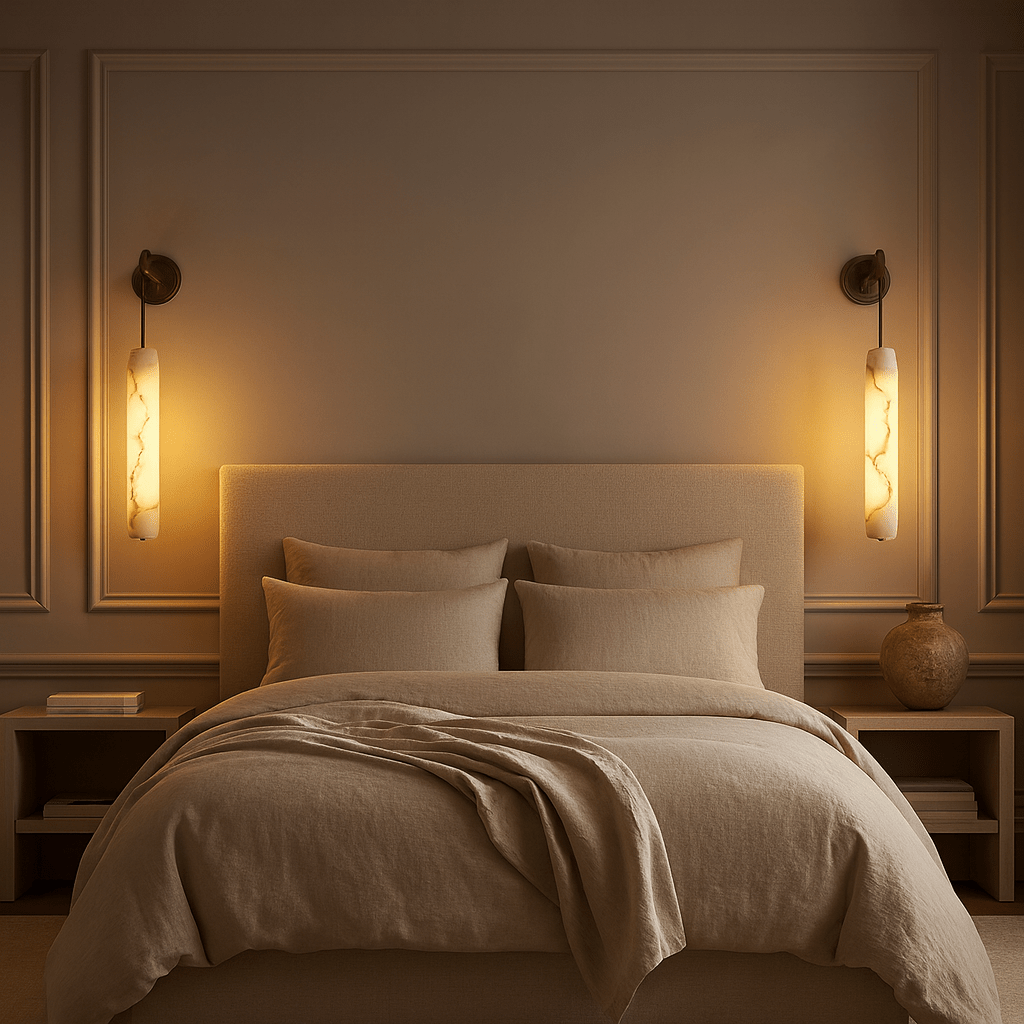 Moonshade Marble Pendant Wall Sconce - fovolighting