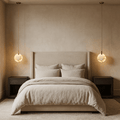 Moonshade Natural Marble Pendant Light - fovolighting