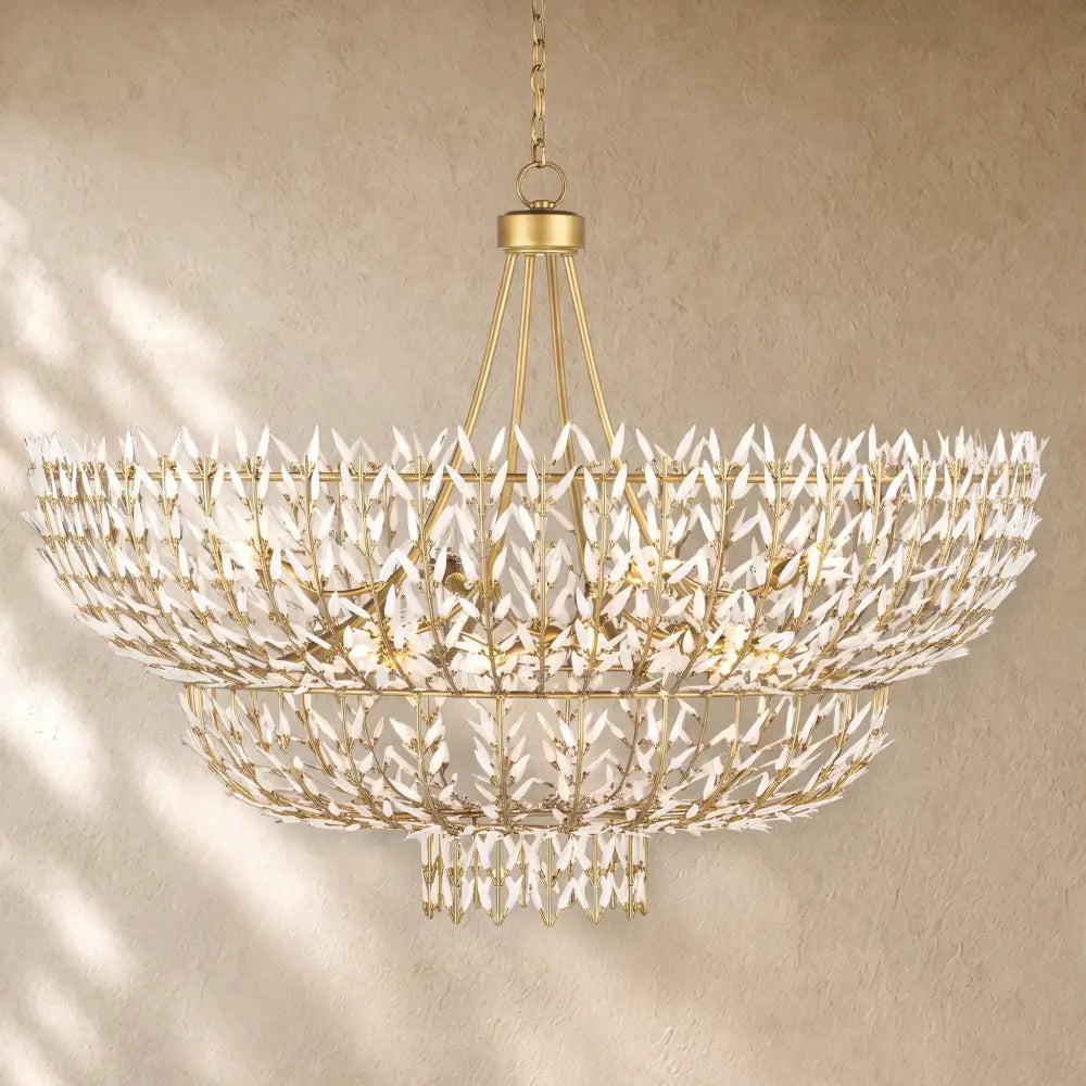 Morrigen Round Chandelier 34’’ 56’’D - 56’’