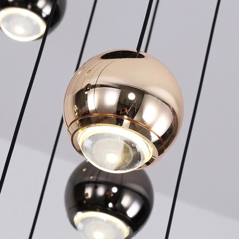 Multi Pendant Modern Foyer Chandelier - fovolighting